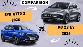 MG ZS EV 2024 vs BYD Atto 3 2024: Electric SUV Face-Off