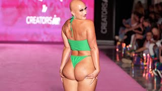 Krissy King The Label | Bureau Fashion Week Miami 2023 | Highlights | Slow Motion | 4K | Curvy Booty