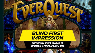 P99 EverQuest First Impressions 2022 - beginner plays classic MMORPG