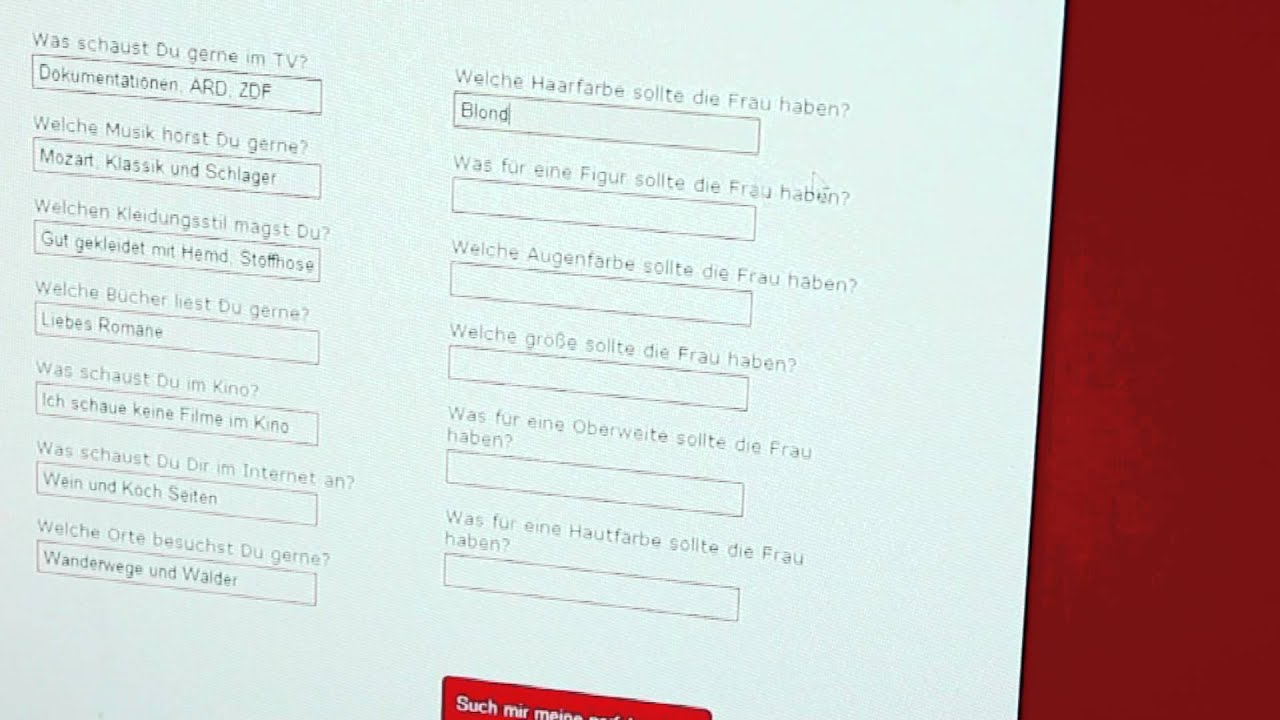 Partnersuche im internet youtube