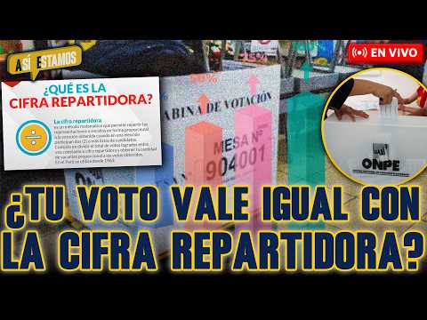 🚨#ENVIVO | CIFRA REPARTIDORA: LA CLAVE DEL PODER | ¡QUEDAN 3 DÍAS PARA LAS ELECCIONES! #ASÍESTAMOS