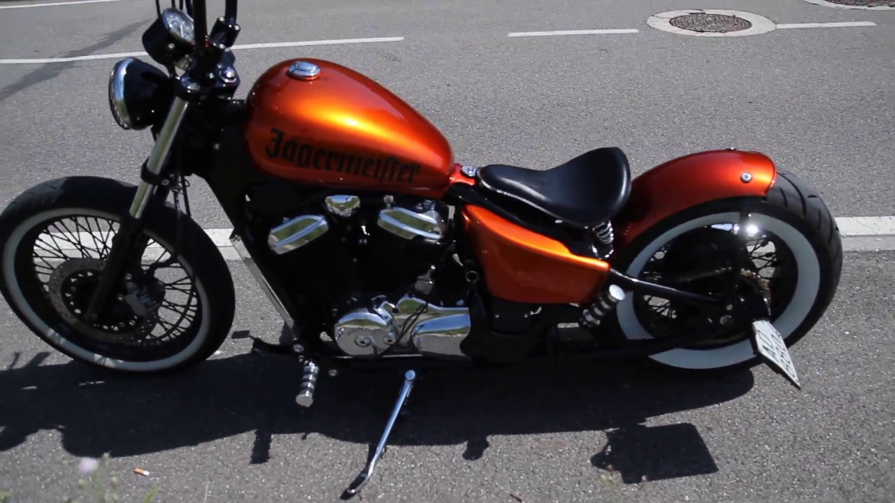 Jagerbob - my honda shadow bobber vt600 Jagermeister tribute