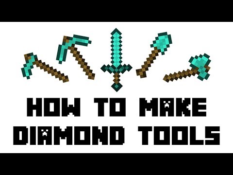Minecraft: How to Make Diamond Armor(Helmet, Chestplate, Leggings