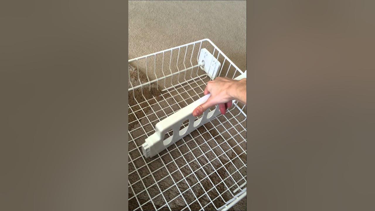 Whirlpool bottom freezer basket divider adjustment and removal YouTube