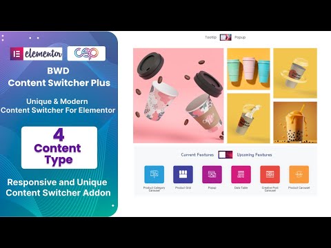 "Content Switcher Addon for Elementor"