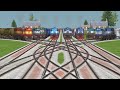 8️⃣ Indian Train Railroad Railway Side to Side Crossing on Bumpy Railroad Game |Simulator Rail