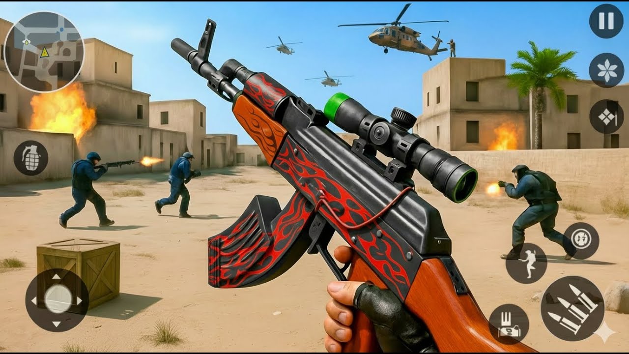 Gun Strike FPS Shooting Game - Banduk Wala Goli Wala Game - Android GamePlay