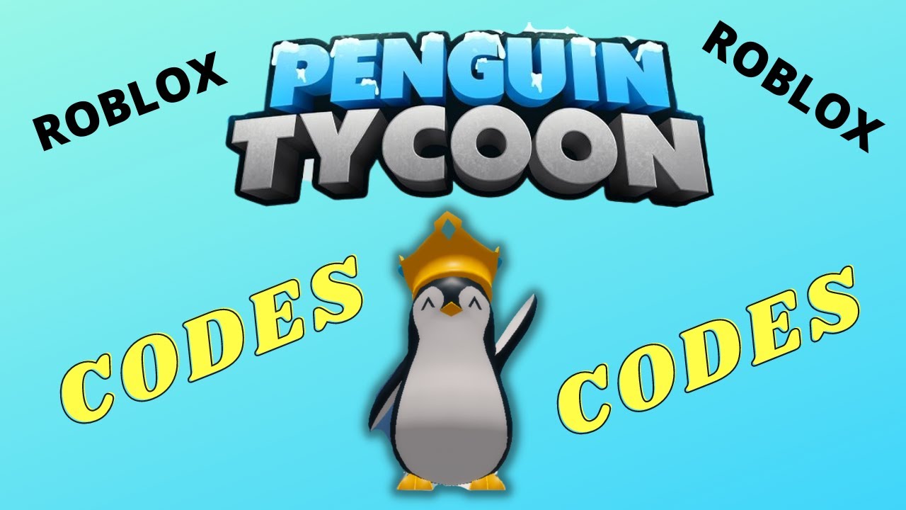 Penguin Code CODES In Penguin Tycoon On Roblox - YouTube