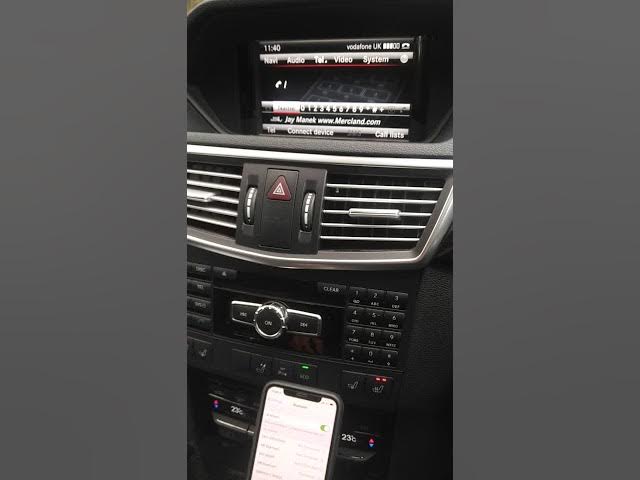 Connecting phone to mercedes via Bluetooth by mercland