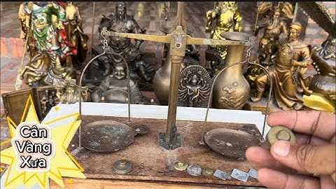 Cân vàng xưa _ Tượng quan công bằng đồng _ Khuôn bánh bông lang. Trưa 12/1 #đồcổcầnthơ #đồcổ