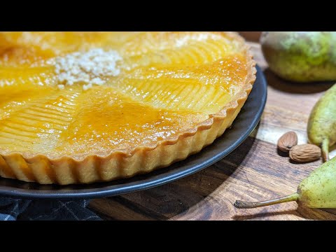 Tarte Bourdaloue | ഫ്രഞ്ച് പിയർ ആൻഡ് ബദാം ടാർട്ട് പാചകക്കുറിപ്പ്