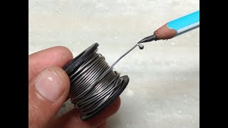 How to make a soldering iron using pencil