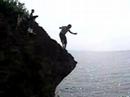 cliff diving in bacon, sorsogon, philippines