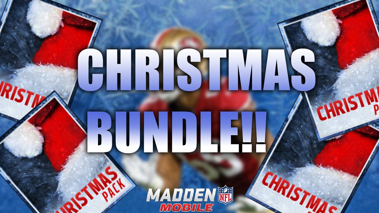 huge christmas bundle omg what madden mobile 16 madden mobile christmas