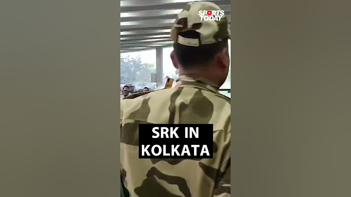 Shah Rukh Khan reaches Kolkata to support KKR  | Sports Today