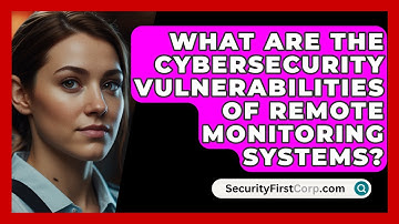 What Are The Cybersecurity Vulnerabilities Of Remote Monitoring Systems? - SecurityFirstCorp.com