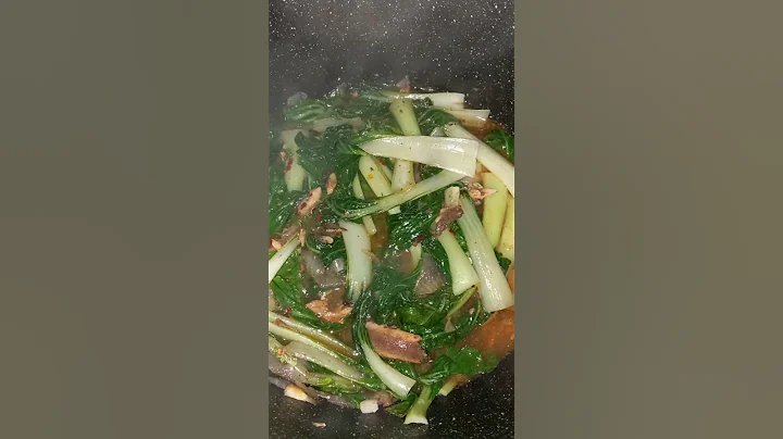 Shorts#stir fry Pechay with sardines #yummy