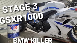 Moore Mafia Stage 3 2018 GSXR 1000 makes BIG HORSEPOWER on Dyno BMW S1000rr Killer