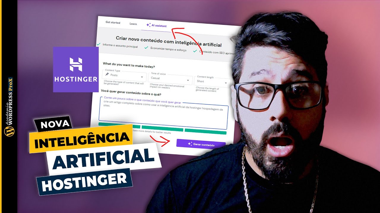 NOVA Inteligência Artificial da Hostinger - Como Obter e Usar Para ...