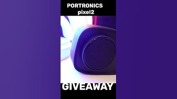 Portronics pixel 2 Bluetooth speaker giveaway | check full video #shorts #bluetoothspeaker