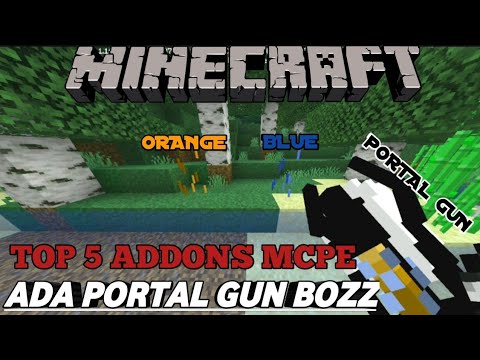 ADA PORTAL GUN!! TOP ADDON TERBAIK MCPE 1.16