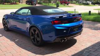 2017 Camaro SS top down using key fob