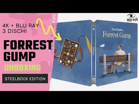 Forrest Gump - Steelbook 4K UHD + Blu Ray; il box 3 Dischi Paramount: unboxing video