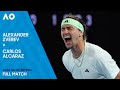 Alexander zverev v carlos alcaraz full match  australian open 2024 quarterfinal