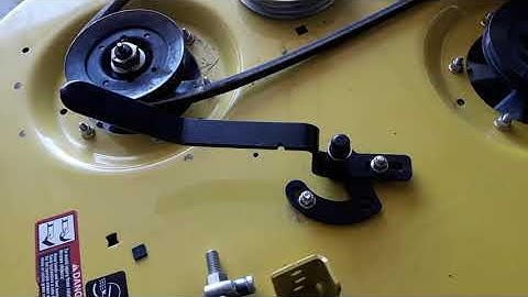 John Deere BM26300 Z540 Mulch Control Installation Detent