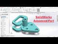 SolidWorks Advanced 3D Part | SolidWorks Step by Step Tutorial