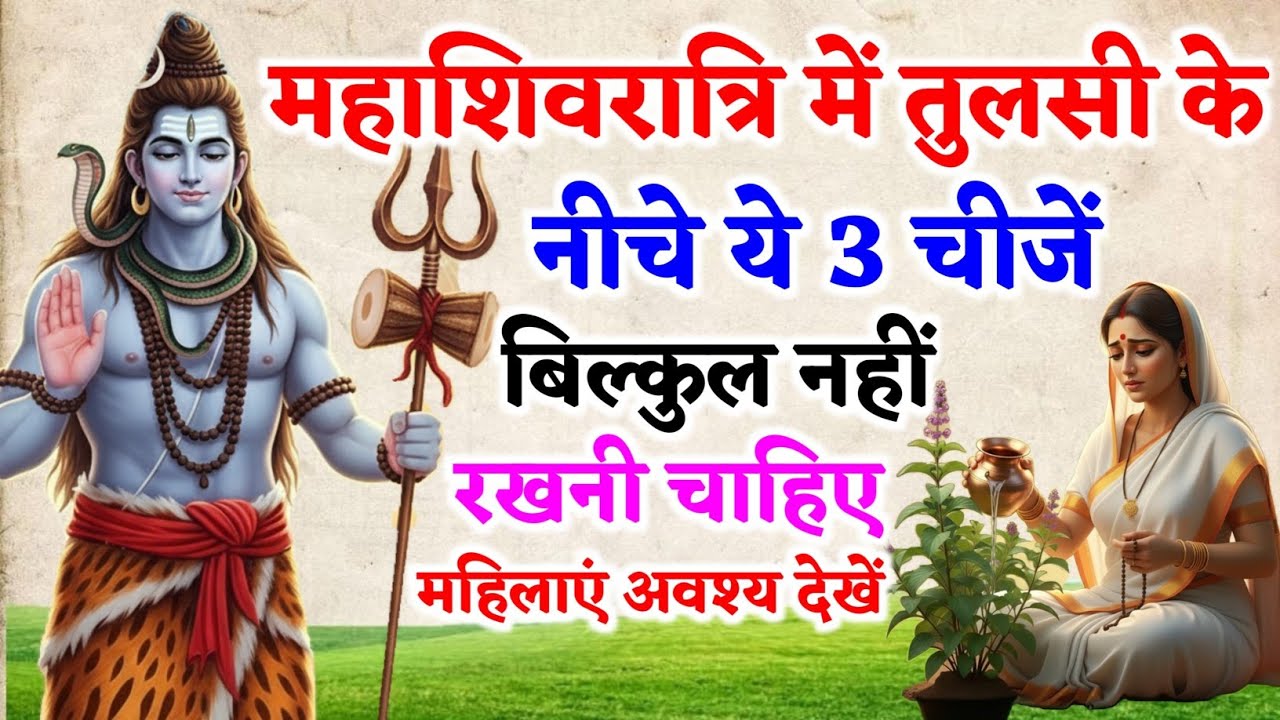 तुलसी के नीचे ये 3 चीजें कभी नहीं रखनी चाहिए | महिलाएं अवश्य देखें