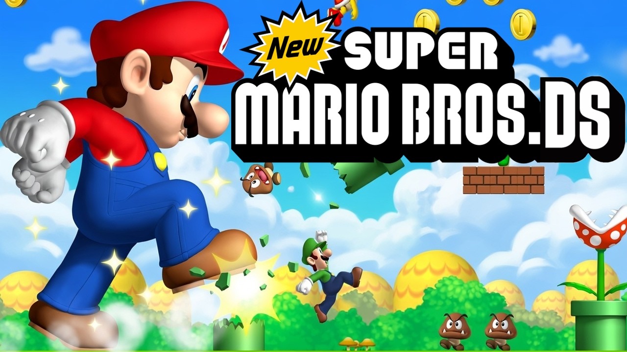 New Super Mario Bros. DS - Full Game 100% (HD) - YouTube