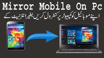 How to display mobile screen on pc via USB no root/ no internet in hindi/urdu