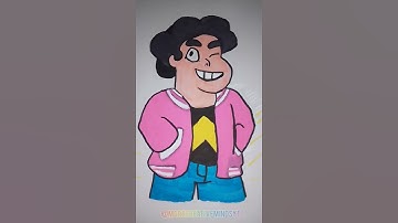Drawing Steven 💙 #Shorts #fypシ #drawing #poscamarkers #posca #stevenuniverse #viral #cartoonnetwork