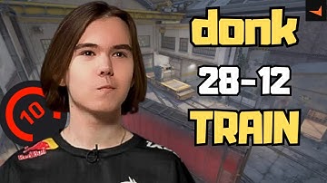 CS2 POV | donk Faceit Ranked (TRAIN) - Voice Comms 28-12