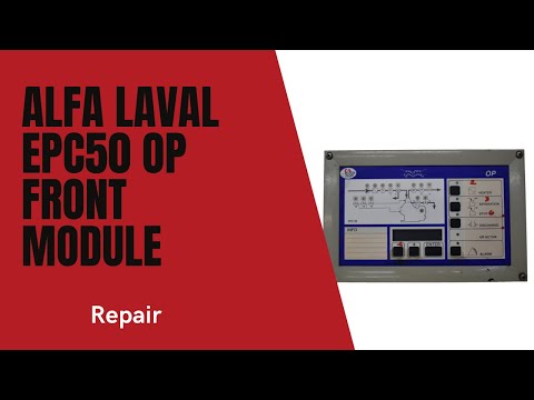 Alfa Laval EPC 50 OP Board Front Module (1) Repair