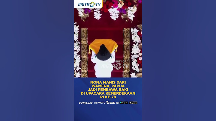 Perwakilan Provinsi Papua Jadi Pembawa Baki Bendera Tahun Ini #shorts