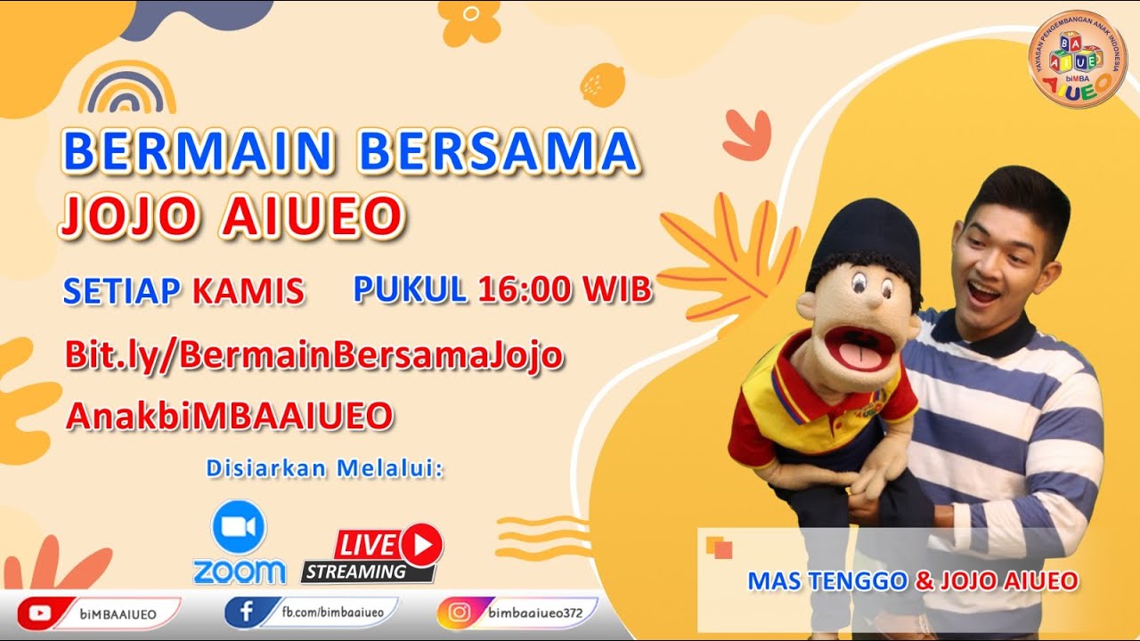 LIVE : BERMAIN BERSAMA JOJO AIUEO