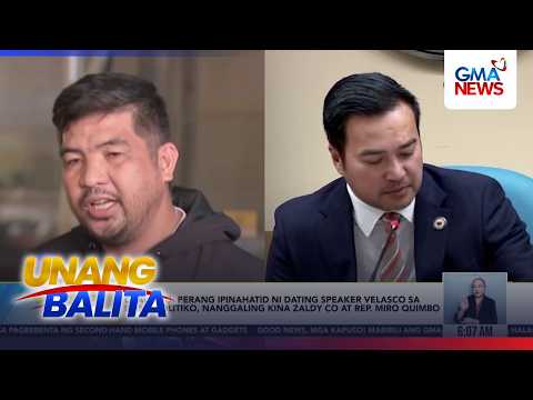 Gracioso - Perang ipinahatid ni ex.-Speaker Velasco sa ilang politiko, nanggaling... | Unang Hirit