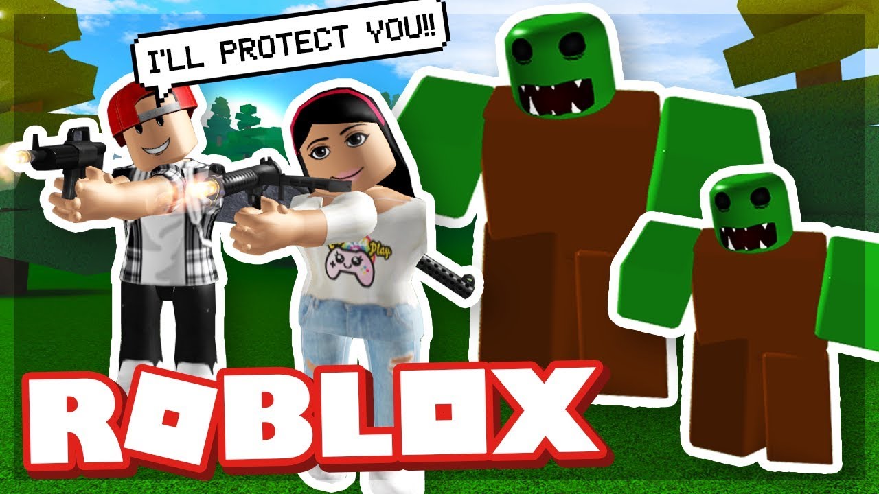 Saving My Girlfriend From Zombies Roblox Zombie Attack Youtube - zombie roblox on youtube