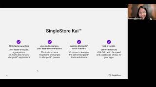 Building Fast GenAI Apps on Mongo Data with SingleStore Kai | Singlestore Webinars