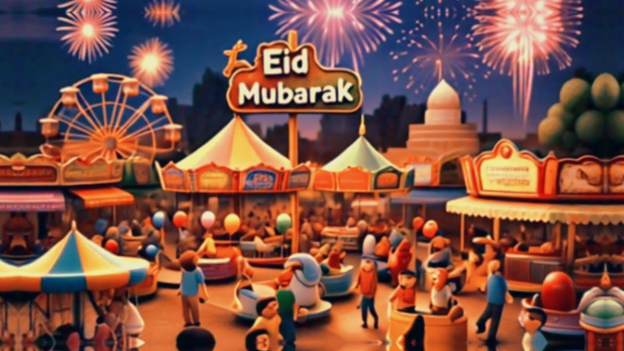 Eid Mubarak | عید مبارک | kids Eid Rhymes | Urdu Nursery Rhymes