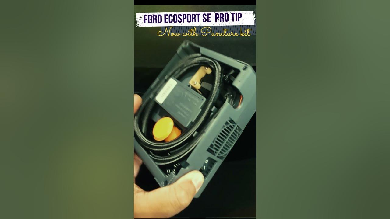 Ford Ecosport SE 2021 Now Loaded with Puncture Repair Kit and Tyre