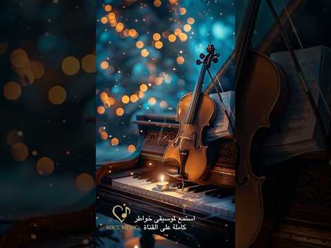 خواطر تعزف على وتر القلب و نبض القلب تملئه خواطر موسيقى موسيقى خواطر عزف بيانو كمان Music