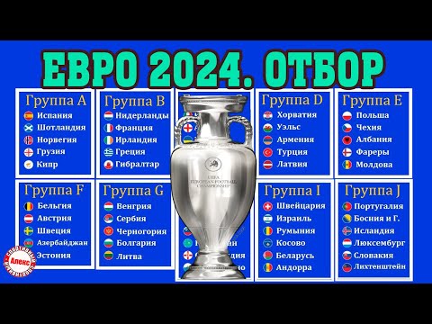 Отбор на Евро по футболу 2024. 6 день. Результаты, расписание, таблицы.
