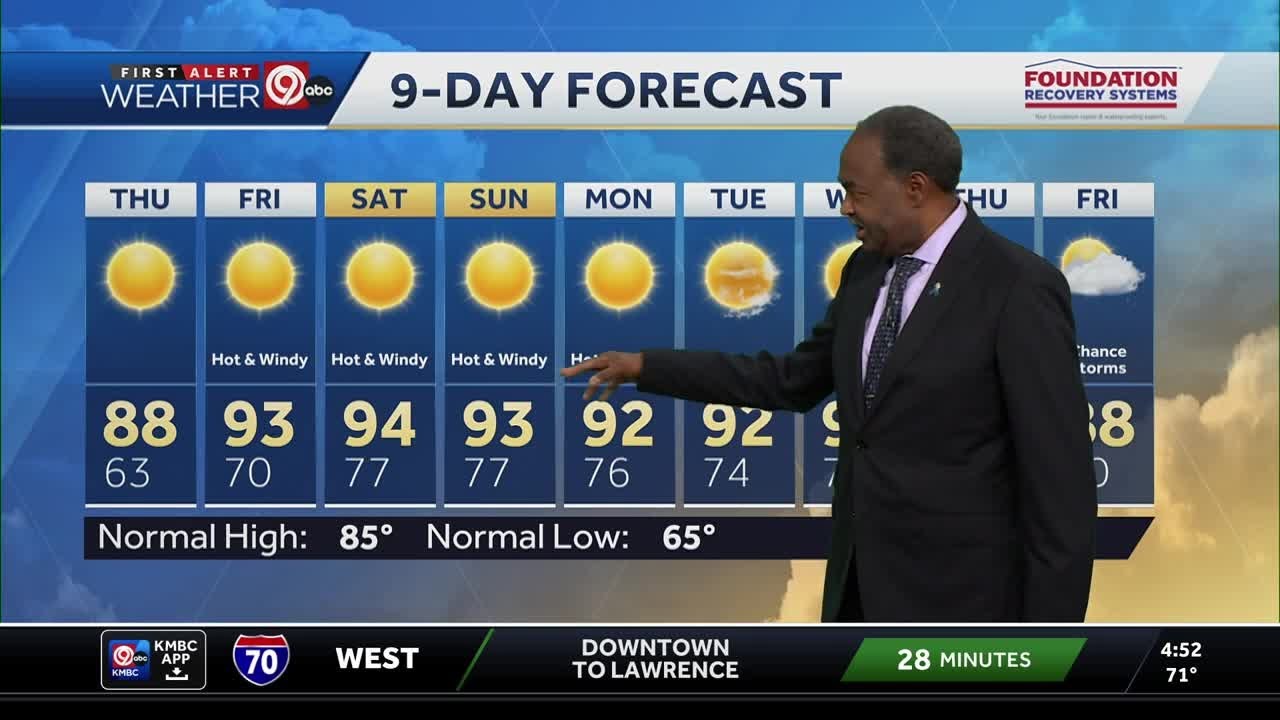 Scattered storms Wednesday before sunshine and warmer temperatures ...