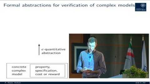 Cyber Physical Systems Summer School 2016, Dr. Alessandro Abate, part 1