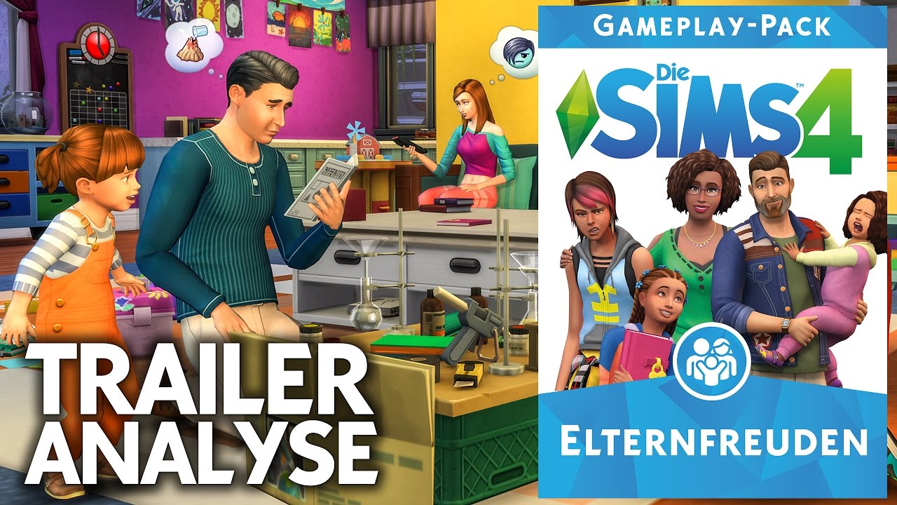 Die Sims 4 Elternfreuden Gameplay-Pack Trailer Analyse ...