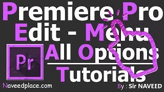 Adobe Premiere Pro - EditMenu Tutorials