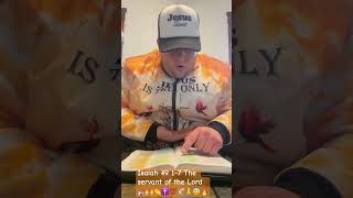 Isaiah 49 1-7 the servant of the Lord💯💒✝️😇🙏👏🕊️🙌 #isaiah49 #servantofthelord #bible #holybible